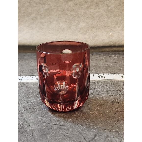 FABERGE CRYSTAL NA ZDOROVYA VODKA SHOT GLASS Red EDITION II-‎ IOB - Picture 2 of 9